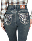 Centenario Bootcut Denim Jeans - Dark Blue 45032