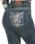 Centenario Bootcut Denim Jeans - Dark Blue 45032