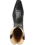 El General Men's Exotic Caiman Belly Cowboy Boots - Black 45078