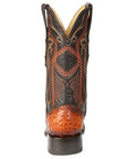 El General Men's Exotic Caiman Belly Cowboy Boots - Cognac 45080