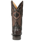 El General Men's Exotic Caiman Nuca Cowboy Boots - Brown 45082