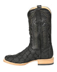 El General Men's Exotic Monster Fish Rodeo Cowboy Boots - Black 45083