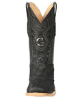 El General Men's Exotic Monster Fish Rodeo Cowboy Boots - Black 45083