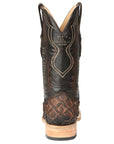 El General Men's Exotic Monster Fish Rodeo Cowboy Boots - Brown 45084