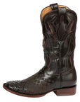 Men's Rodeo Boots - El General Pull-Up Leather - Brown 45173