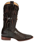 Men's Rodeo Boots - El General Pull-Up Leather - Brown 45173