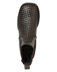 El General Men’s Rodeo Brown Petatillo Woven Ankle Boots 45177