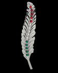 Decorative Feather with Stone Detail 45203