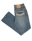 Centenario Men's Blue Denim with Embroidered Details 45314