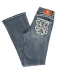 Centenario Hip-Up Bootcut Denim Jeans - Dark Blue 45321