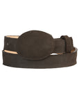 Kids Western Belt - El General Nobuck Choco 45445