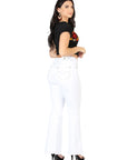 Centenario Women's White Bootcut Denim Jeans 45545