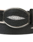 Men’s Vaquero Belt El General Imitation Stingray 45574
