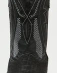 Men’s El General Western Boots - Imitation Bull Neck Black 45666