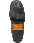 Men’s El General Rodeo Boot - Imitation Bull Neck Sand 45667