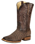 Men’s El General Rodeo Boot - Imitation Bull Neck Sand 45667
