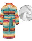 Southwestern Serape Men's Bath Robe