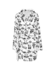 Cowboy Print Women's Western Bath Robe