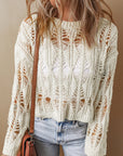 Olivia Crochet Loose Fit Sweater