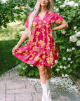 Keira Floral Smock Dress