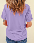 Plain Crew Neck Tee