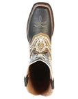 El General Rodeo Boot - Crazy Brown with Embroidery 51110