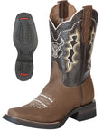 El General Rodeo Boot - Nobuck Camel 51113