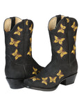El General Womens Rodeo Boot - Nobuck Black 51220