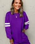 Jennifer Varsity Sweatshirt Dress