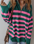 Peyton Collared Quarter Zipper Oversized Sweater