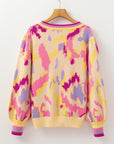 Aria Colorblock Balloon Sleeve Sweater