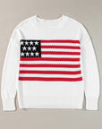 Lakelyn American Flag Sweater