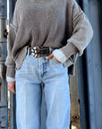 The Riana Oversized Cropped Sweater