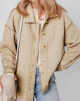 Celeste Quilted Puffer Buttoned Shacket