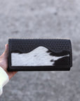 Cowhide Tooled Leather Women's Wallet