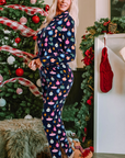 Christmas Lights Shirt and Pants Pajama Set