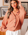 Parker Button Front Dolman Sleeve Sweater Cardigan