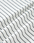 Stripe Cap Sleeve Crewneck Tee