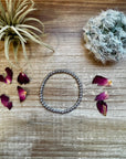 4 mm Hematite stretch bracelet