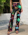 Neon Vegas Flare Pants
