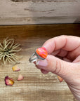 Heart Ring - Size 6 -Dahlia ring and sterling silver IIII