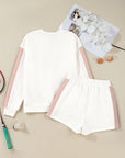 Colorblock Patchwork Top and Shorts Set