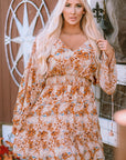 Allison Floral Smocked Waist Dress