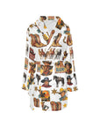 Vintage Cowboy Collage Western Women's Robe