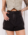 The Stella High Rise Denim Shorts