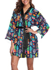 Crazy Cactus Lady Women's Lounge Kimono Robe