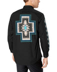 Southwestern Cross Unisex Western Button Up