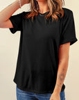 Plain Crew Neck Tee