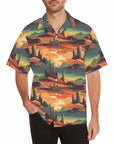 Retro Desert Men's Western Camp Shirt