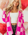 Brynlee Checkered Cardigan